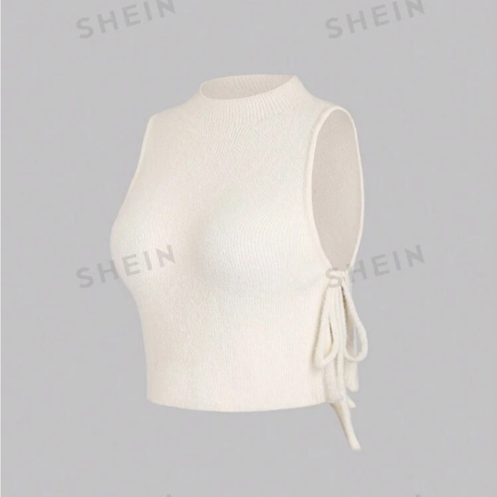 White knit top